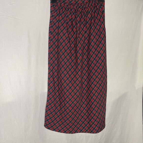 BONNIE JEAN Girls Skirt A-Line Maxi Plaid Holiday Christmas Red Green Size 12 - Picture 3 of 8